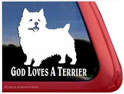 Got Loves a Terrier Norwich Terrier Dog iPad Car Truck RV Window Decal Sticker