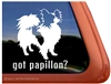 Papillon Window Decal