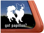 Papillon Window Decal