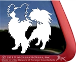 Papillon Window Decal