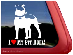 Pit Bull Window Decal