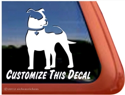 Pit Bull Window Decal