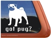 Pug Window Decal