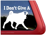 Pug Window Decal