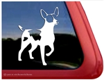 Custom Rat Terrier Dog Car Truck RV Window Decal Sticker