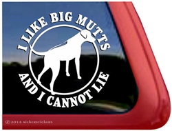 Big Mutts Rhodesian Ridgeback Dog iPad Car Truck RV Window Decal Sticker