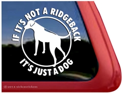 Rhodesian Ridgeback Window Decal