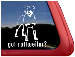 Rottweiler Window Decal