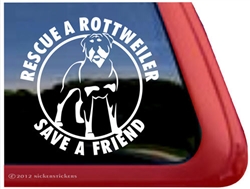 Rottweiler Window Decal