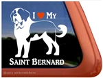 Saint Bernard Window Decal
