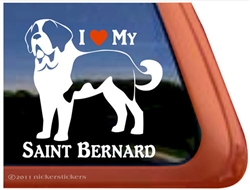 Saint Bernard Window Decal