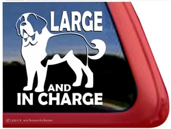 Saint Bernard Window Decal