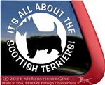 Scottish Terrier Window Decal