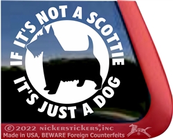 Scottish Terrier Window Decal