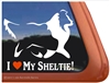 Sheltie Window Decal