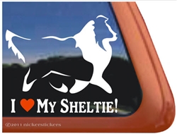 Sheltie Window Decal