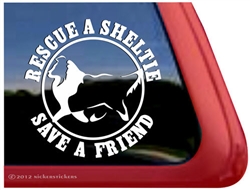 Sheltie Window Decal