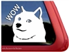 Shiba Inu Wow Dog Car Truck RV Window Decal Sticker