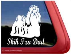 Shih Tzu Window Decal