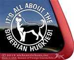 Siberian Husky Dog iPad Car Truck Window Decal Sticker