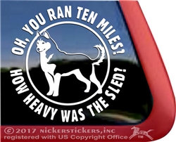 Siberian Husky Dog iPad Car Truck Window Decal Sticker