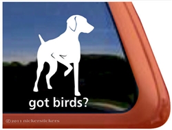 Vizsla Window Decal