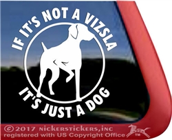 Vizsla Gun Dog Window Decal Sticker