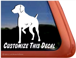 Vizsla Window Decal