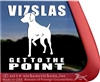 Vizsla Gun Dog Window Decal Sticker