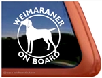 Weimaraner Window Decal