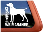 Weimaraner Window Decal