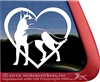 German Shepherd Window Decal