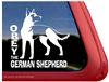 German Shepherd Window Decal