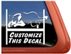 Border Collie Agility Dog Window Decal