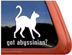 Abyssinian Window Decal