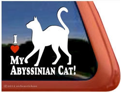 Abyssinian Window Decal