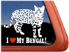 Bengal Window Decal