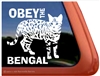 Bengal Window Decal