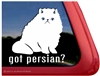 Persian Cat Window Decal