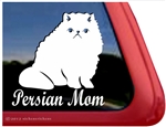 Persian Cat Window Decal