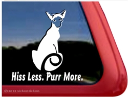 Siamese Cat Window Decal