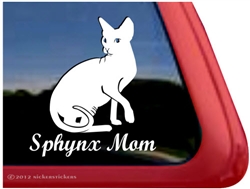 Sphynx Window Decal