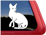 Custom Sphynx Cat Vinyl Car Truck RV Window Decal Sticker