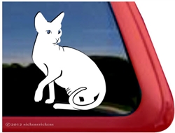 Custom Sphynx Cat Vinyl Car Truck RV Window Decal Sticker