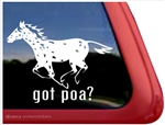 Pony of the Americas Window Decal
