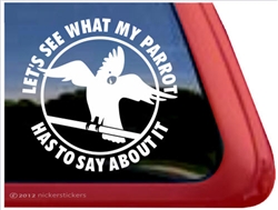 Cockatoo Window Decal