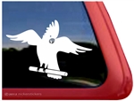 Custom Cockatoo Parrot Bird Car Truck RV Window Decal Sticker