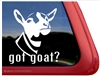 Dairy Goat Window Decal