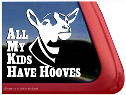 Dairy Goat Window Decal