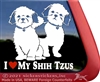 Shih Tzu Window Decal